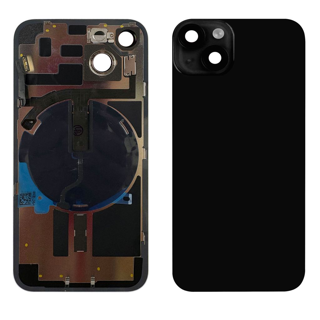EU Product - iPhone 14 Back Cover with Small Parts (No Logo) - Black (Midnight) thumbnail