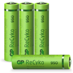 GP Batteries Rechargeable batteries 120100AAAHCE-C4 industrial rechargeable battery Nickel-Metal Hydride (NiMH) 950 mAh 1.2 V