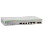 Allied Telesis AT-GS950/10PS V2-50 network switch Unmanaged Gigabit Ethernet (10/100/1000) Power over Ethernet (PoE) Grey