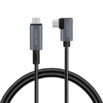 LogiLink CU0183 2m USB TYPE-C 90Â° M/M PD FAST CHARGING CABLE WITH E-MARK AND DISPLAY LOGILINK