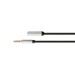Python GC-M0236 audio kabel 0,5 m 3.5mm Zwart