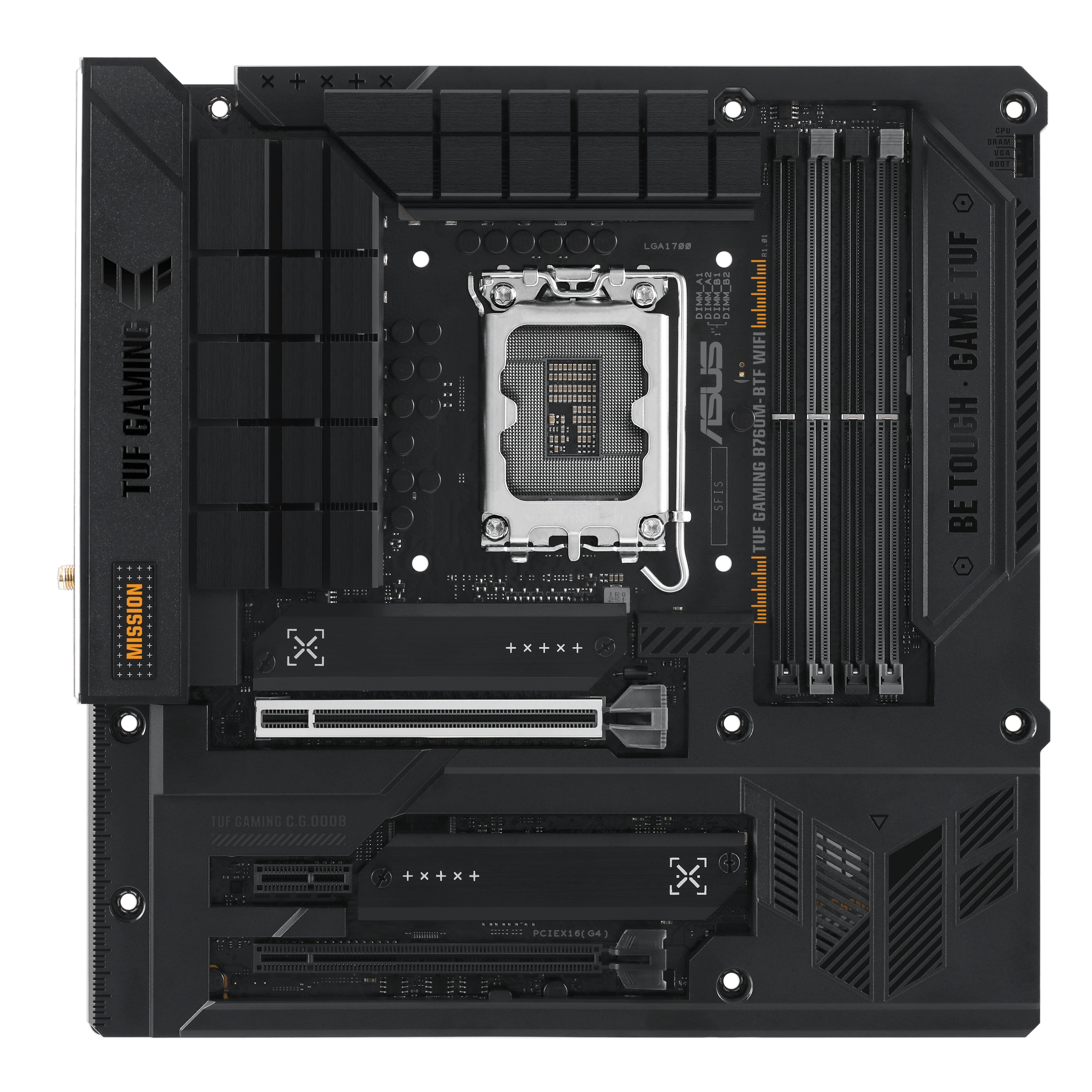 Image of ASUS TUF GAMING B760M-BTF WIFI Intel B760 LGA 1700 micro ATX