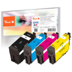 Peach PI200-558 inktcartridge 4 stuk(s) Compatibel Hoog (XL) rendement Zwart, Cyaan, Magenta, Geel