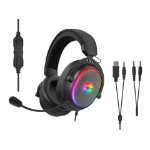 SPEEDLINK CONUX RGB Headset Wired Head-band Gaming USB Type-A Black