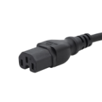 connektgear 3m Mains Extension Hot Rated Power Cable - C14 Plug to C15 Socket