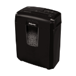 Fellowes Destructora 8Mc paper shredder Micro-cut shredding 22 cm Black