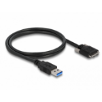 DeLOCK Cable USB 3.0 Type-A male to Type Micro-B male with screws 1 m