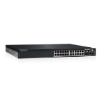 DELL N3224PX-ON Managed L2 Gigabit Ethernet (10/100/1000) Power over Ethernet (PoE) 1U Black