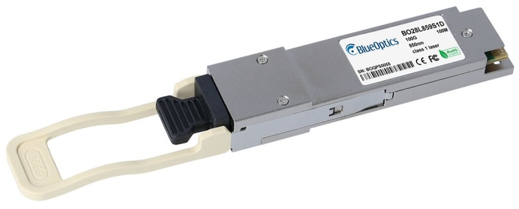 BlueOptics QSFP-100G-SR4-S network transceiver module Fiber optic 100000 Mbit/s QSFP28 850 nm