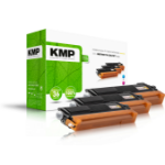 KMP B-T32CMY tonercartridge 3 stuk(s) Cyaan, Magenta, Geel