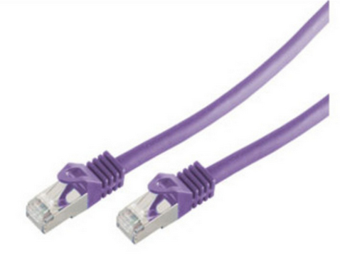 EU Product - RJ45 Patchkabel S/FTP, Cat7 LSZH 2,0m violett thumbnail