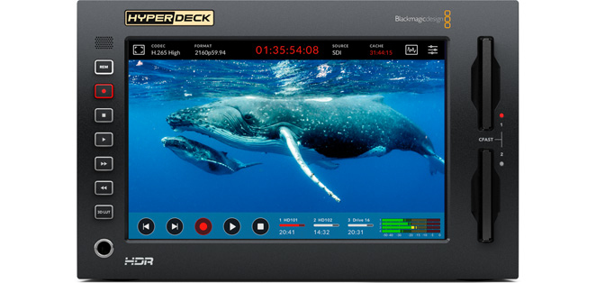 Blackmagic Design HyperDeck Extreme 4K HDR Black