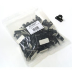 C2G 0.68in Self-Adhesive 50pk cable clamp Black 50 pc(s)