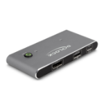 DeLOCK 11487 KVM-switch Antraciet