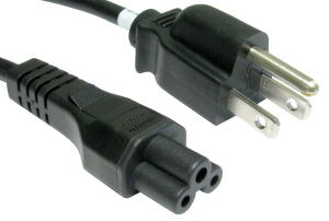 Cables Direct RB-500W power cable Black 2 m C5 coupler