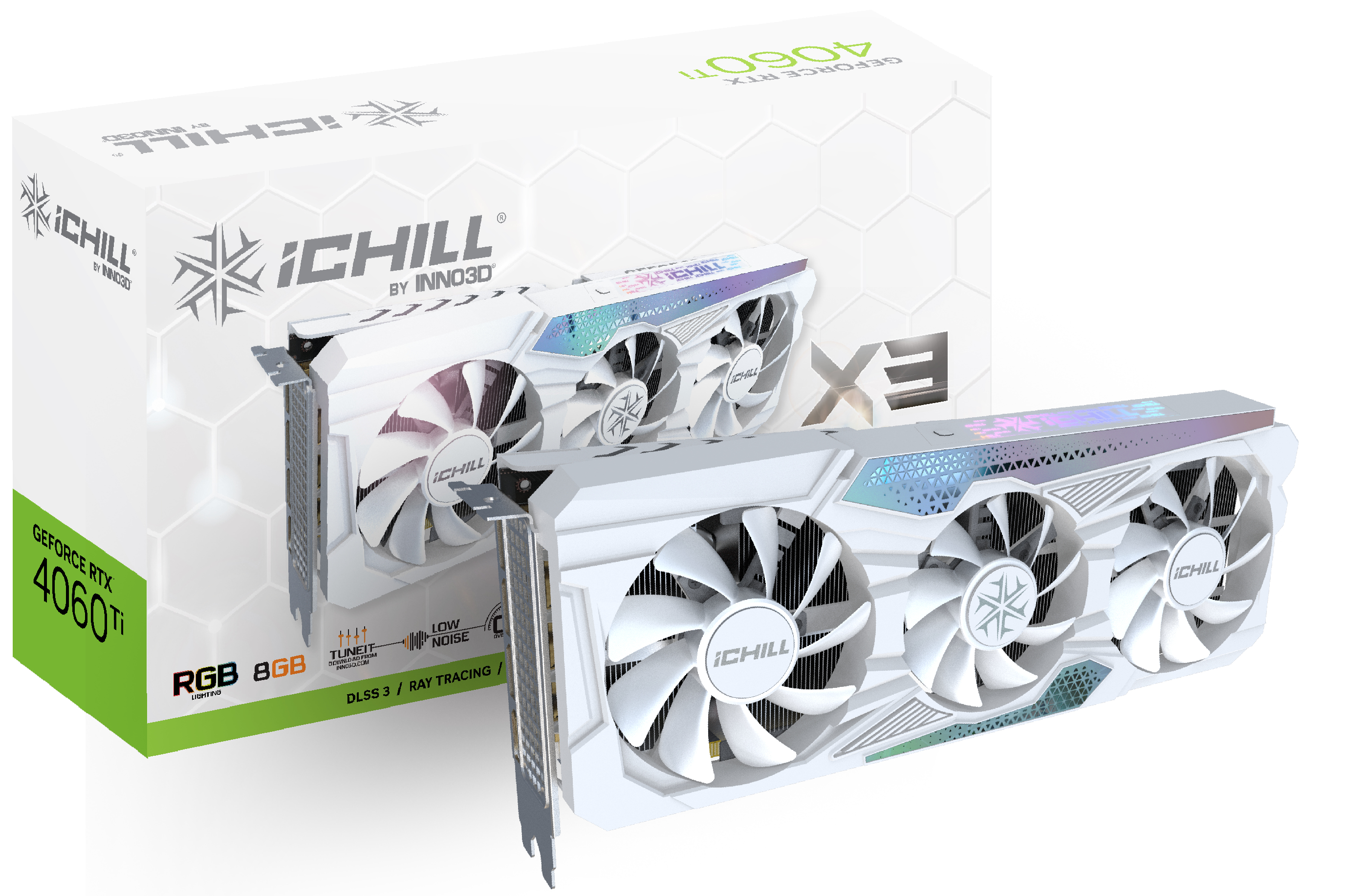 Image of Inno3D C406T3-08D6X-17113280 graphics card NVIDIA GeForce RTX 4060...