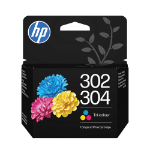 HP 302/304 INK CARTRIDGE TRI-COLOR
