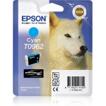 Epson C13T09624010/T0962 Ink cartridge cyan, 1.51K pages 11.4ml for Epson Stylus Photo R 2880