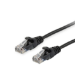 Equip Cat.6 U/UTP Patch Cable, 1.5m, Black