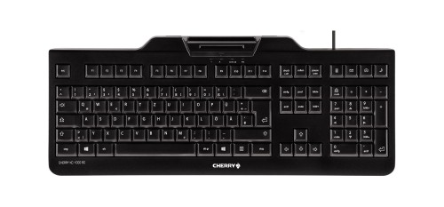 CHERRY KC 1000 SC-Z keyboard USB QWERTZ German Black