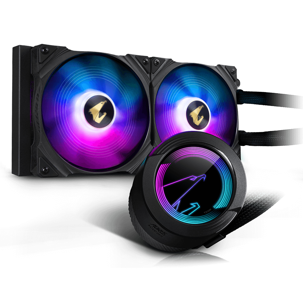 Image of Gigabyte AORUS WATERFORCE 280 Processor All-in-one liquid cooler Black