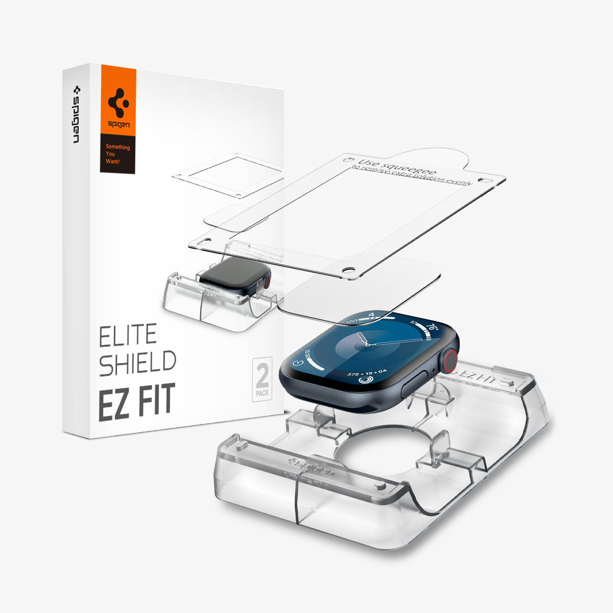 Spigen EliteShield EZ Fit Screen Protector Transparent