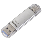 Hama C-Laeta USB flash drive 32 GB USB Type-A / USB Type-C 3.2 Gen 1 (3.1 Gen 1) Silver