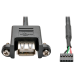 Tripp Lite U024-001-5P-PM USB cable 11.8" (0.3 m) Black