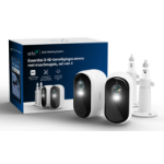 Arlo Essential 3 HD-beveiligingscamera, set van 2 camera's met muurbeugels