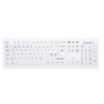 CHERRY AK-C8100F-FUS-W/NOR keyboard Medical RF Wireless QWERTY Norwegian White