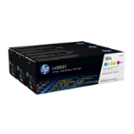 HP U0SL1AM/131A Toner cartridge Rainbow-Kit (c,m,y), 3x1.8K pages ISO/IEC 19798 Pack=3 for HP Pro 200