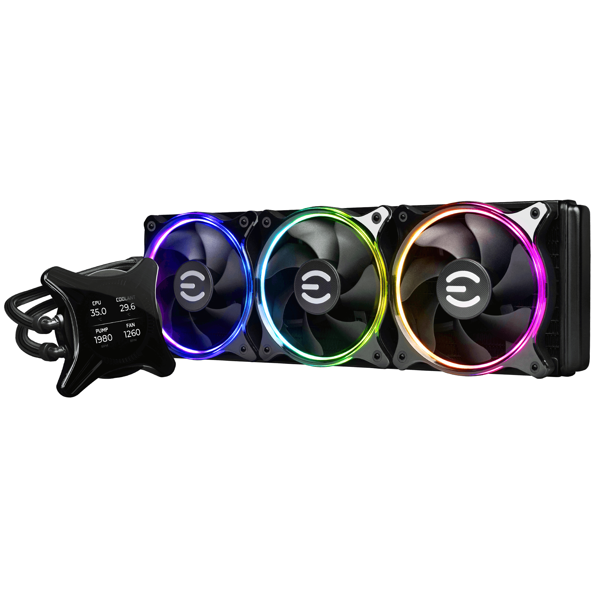 Image of EVGA 400-HY-CX36-V1 computer cooling system Processor All-in-one...