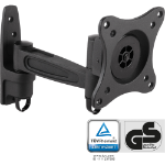 InLine wall mount, for monitors up to 69cm (27"), max. 15kg, one-piece arm