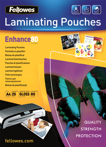 Fellowes 53962 laminator pouch 25 pc(s)