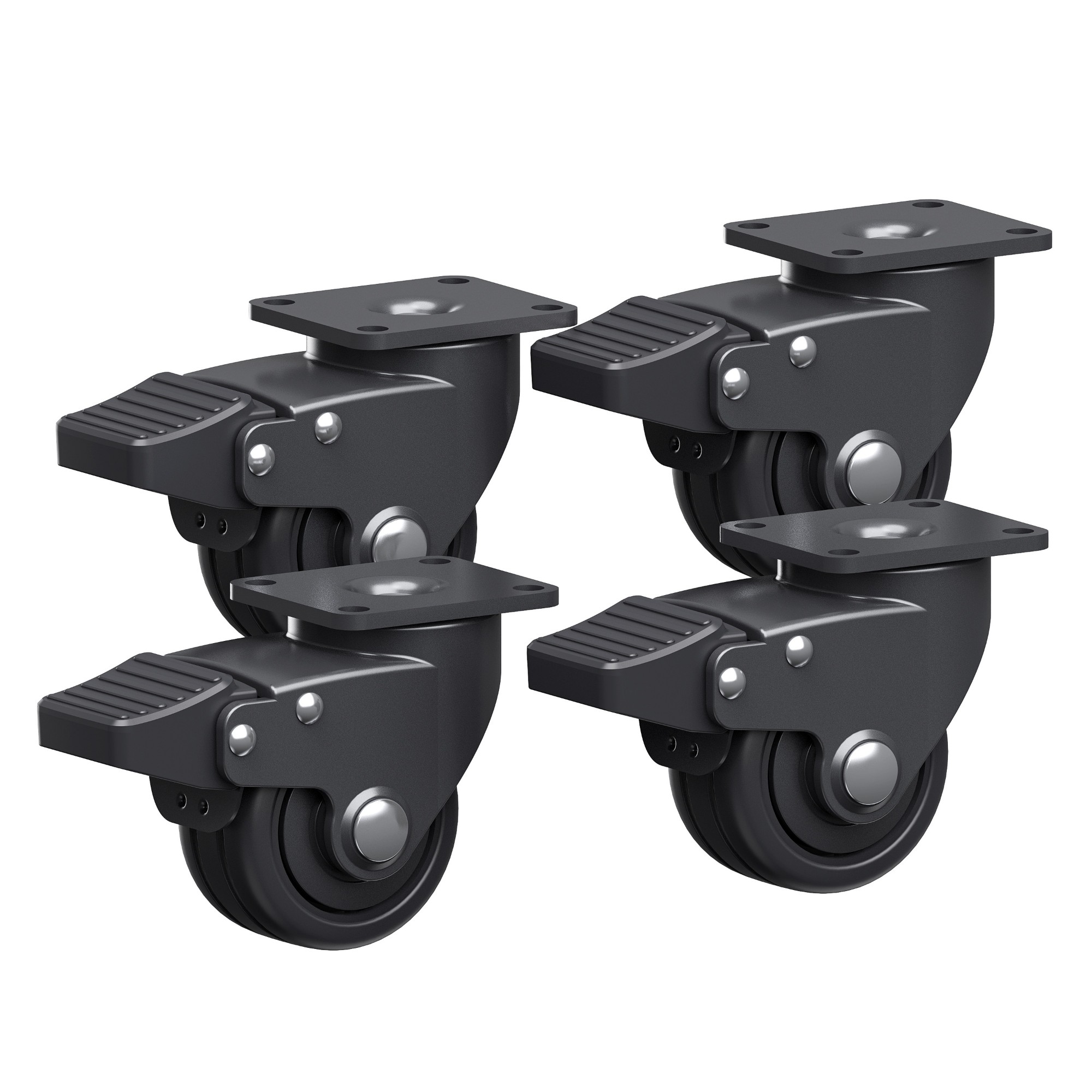 Jackery SolarVault 4x 3 Caster Wheels for 1 Base