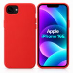 JLC Apple Iphone 16E Matte Silicone Red