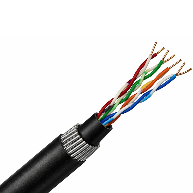 FDL CAT.6 U/FTP STEEL WIRE ARMOURED EXTERNAL CABLE - 100M