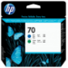 HP No 70 Ink Cart/Blue+Green Printhead