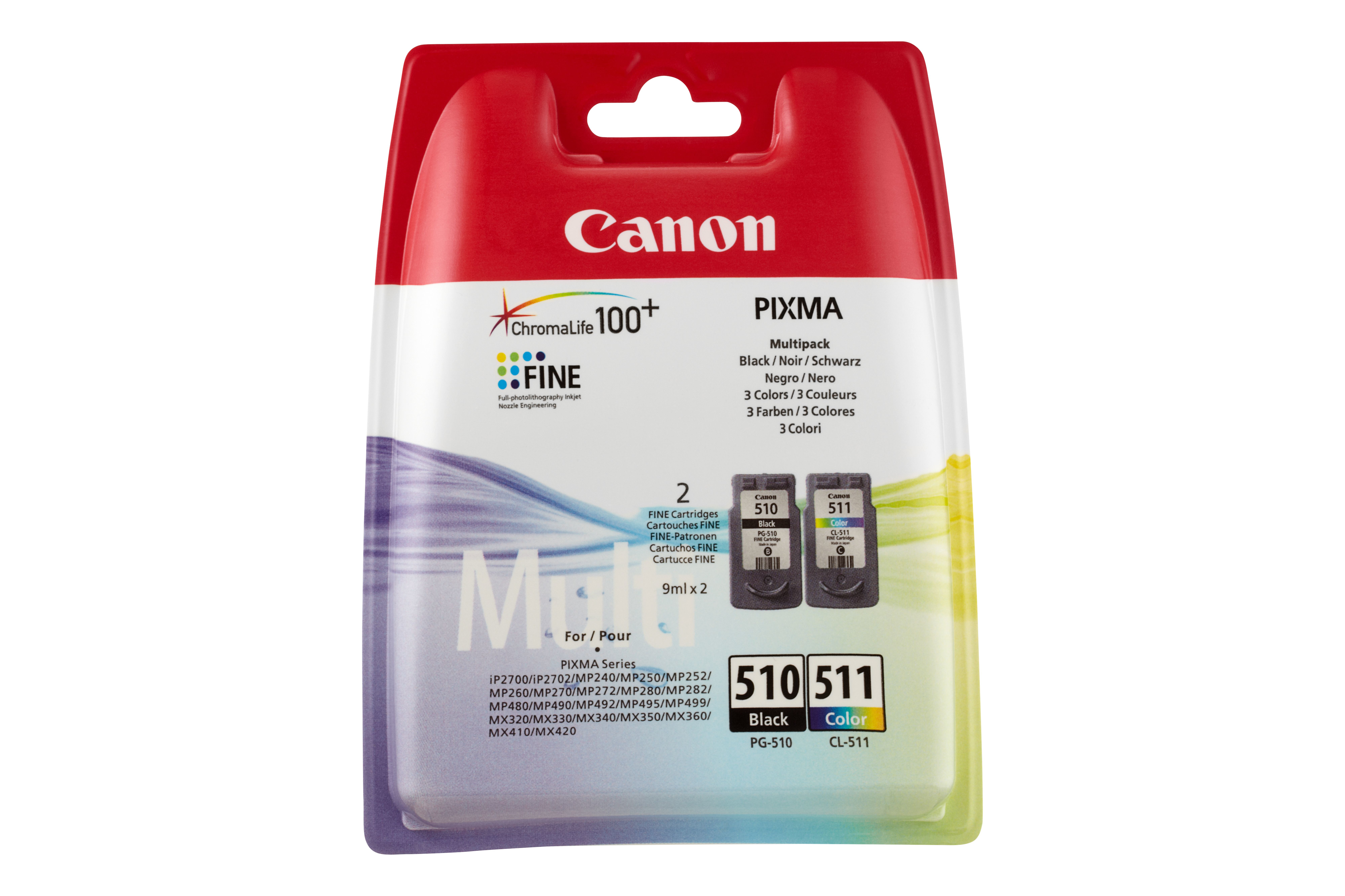 Image of Canon 2970B010/PG-510+CL-511 Printhead cartridge multi pack black...