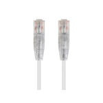 Monoprice 20ft. SlimRun Cat6 UTP networking cable White 6.096 m U/UTP (UTP)