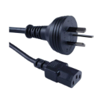 FDL 2M AUSTRALIAN MAINS CABLE - AUSTRALIAN PLUG - C13 IEC SOCKET