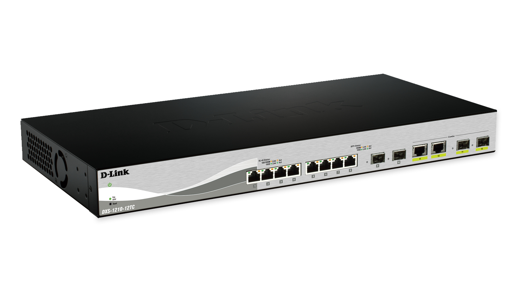 Image of D-Link DXS-1210-12SC network switch Managed L2 1U Black, Silver