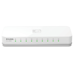 D-Link 0 Unmanaged Fast Ethernet (10/100) Desktop White