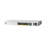 Cisco Catalyst 1300-24MGP-4X - Switch - L3 - Managed - 16 x 10/100/1000 (PoE+) + 8 x 2.5G (PoE+) + 4 x 10 Gigabit SFP+ - rack-mountable - PoE+ (195 W)