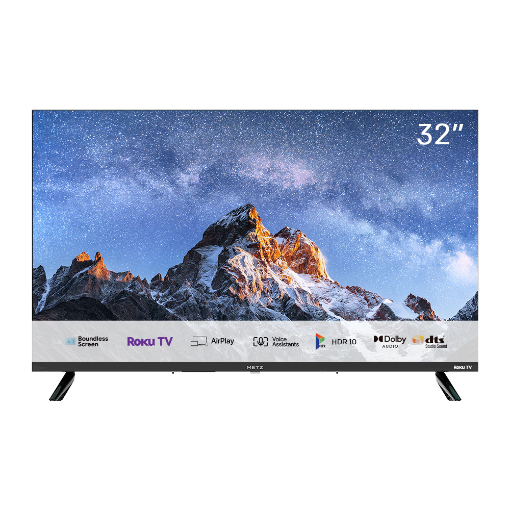 Metz MTD6000 32 inch 720p HD Smart TV with Roku