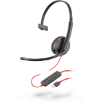 POLY Blackwire C3210 Headset Wired Head-band Office/Call center USB Type-C Black