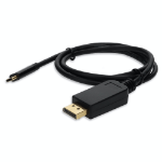 AddOn Networks USBC2DPMM6F video cable adapter 1.8 m USB Type-C DisplayPort Black