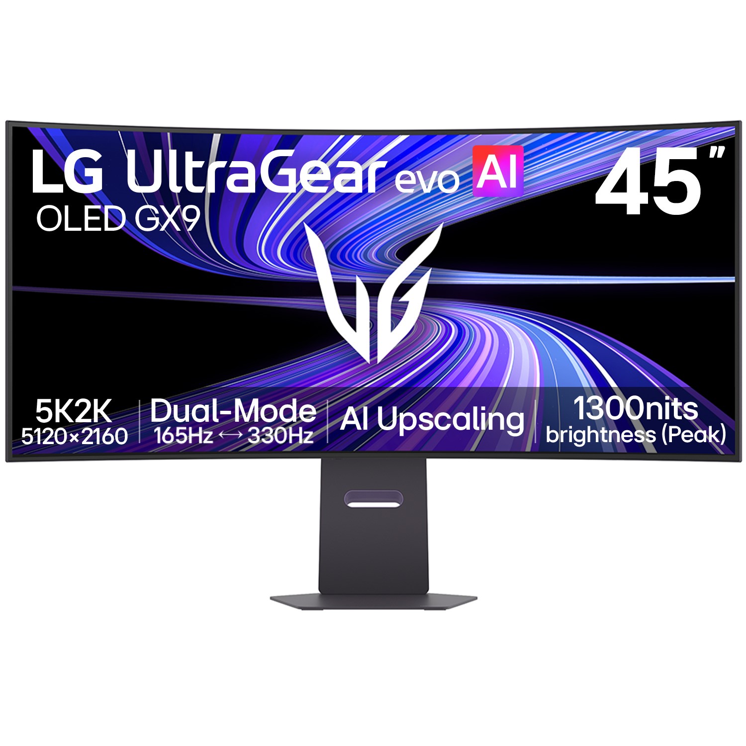 LG UltraGear evo�GX9 45GX950B 45" OLED 5K2K 165Hz 0.03ms Curved G