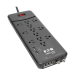 Tripp Lite TLP128TTUSBB surge protector Black 12 AC outlet(s) 110 - 125 V 96.1" (2.44 m)