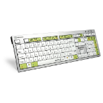 Logickeyboard LKB-CMA-AJPU-UK keyboard Universal USB QWERTY English Silver